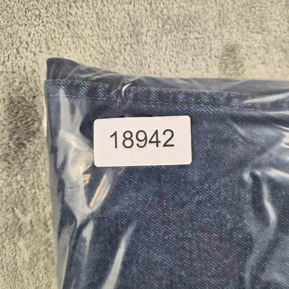 Vintage Rustler Jeans‎ Mens 32x32 Blue Denim Straight Leg Dark Wash 100% Cotton